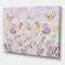 Designart - Blossoming Flowers In Pastel Tones - Traditional Canvas Wall Art Print
